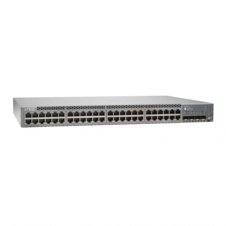 Juniper EX3400-48P 48-Port PoE+ Gigabit Ethernet Switch 4×SFP+ 2×QSFP+ Uplinks Layer 3 Managed