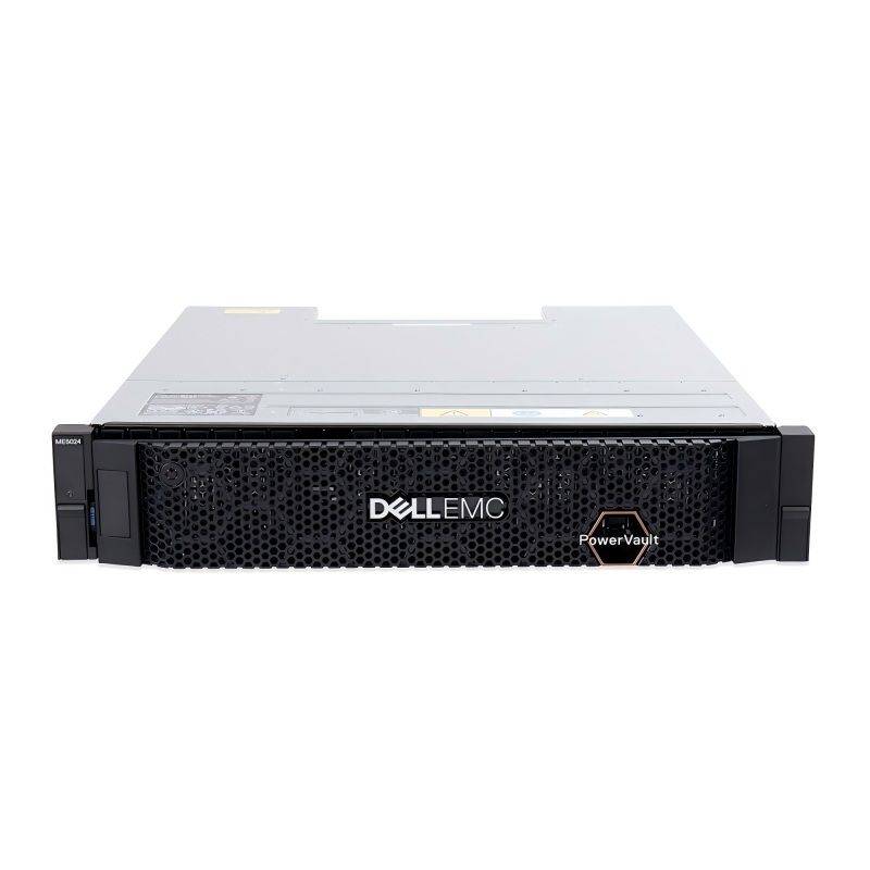Dell PowerVault ME5024 2U Rack Storage Array 24×2.5” Bays Dual-Active Controllers High Performance for SMB & Enterprise Workloads