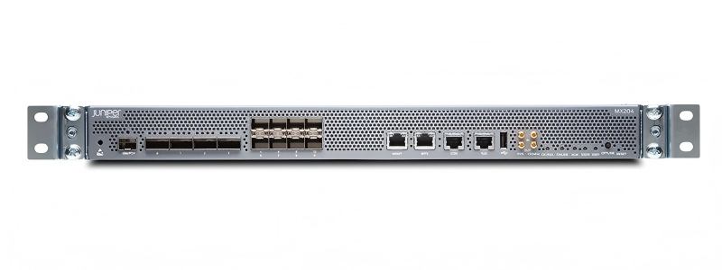 Juniper MX204-HW-BASE Universal Router 8×10GbE SFP+ 4×40/100GbE QSFP28 400Gbps Throughput Junos OS Base AC Powe
