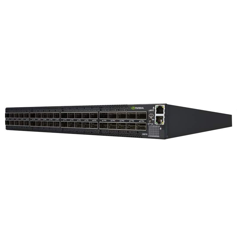 mellanox mqm8700 hs2f quantum hdr infiniband switch 40 port qsfp56 200gb/s 1u rack mount