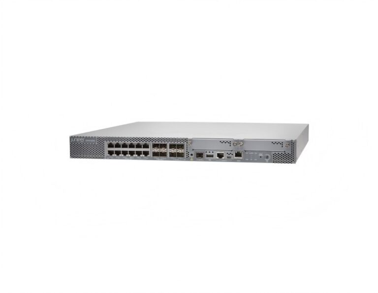 Juniper SRX1500-SYS-JB-AC 1U Services Gateway  16×1GbE RJ45 + 4×10GbE SFP+ 9Gbps Firewall  Junos OS Base AC Power